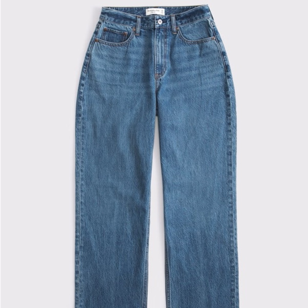 Abercrombie Curve Love High Rise Loose Jeans